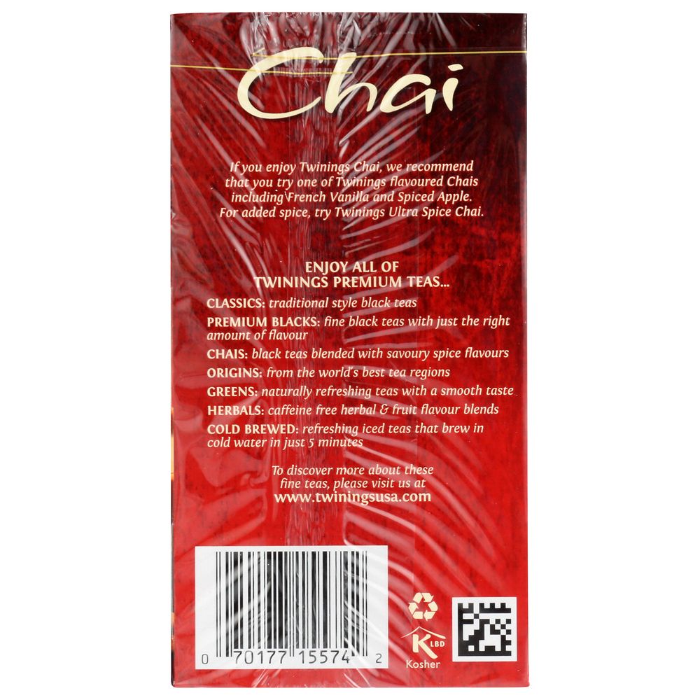 TWINING TEA: Chai Tea, 20 bg