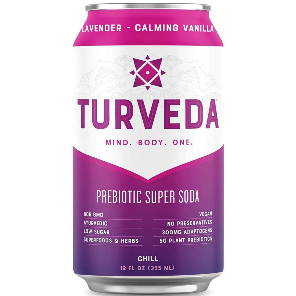 TURVEDA: Soda Prebiotic Chill, 12 fo