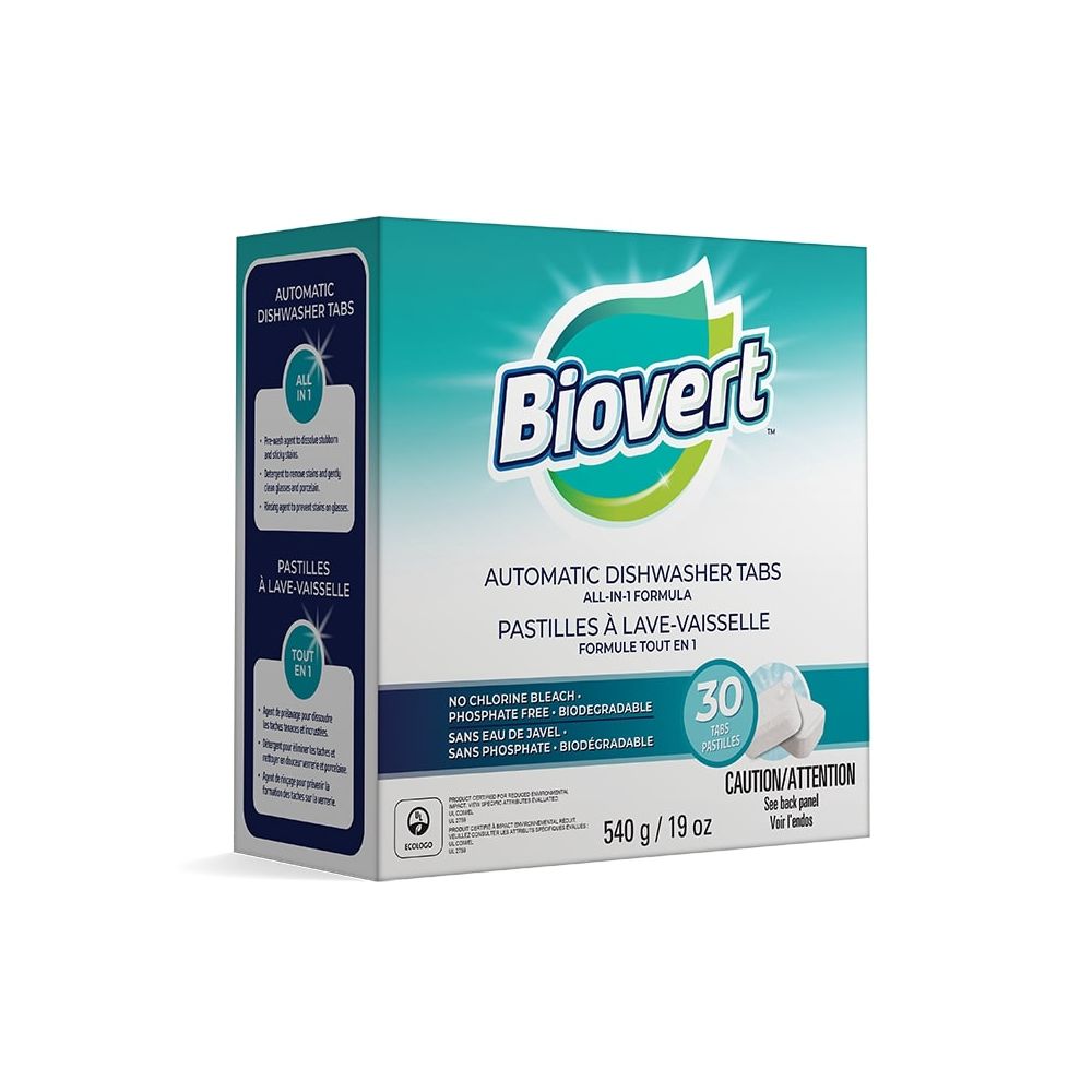 BIOVERT: Tablet Dishwashing All In One, 19 oz