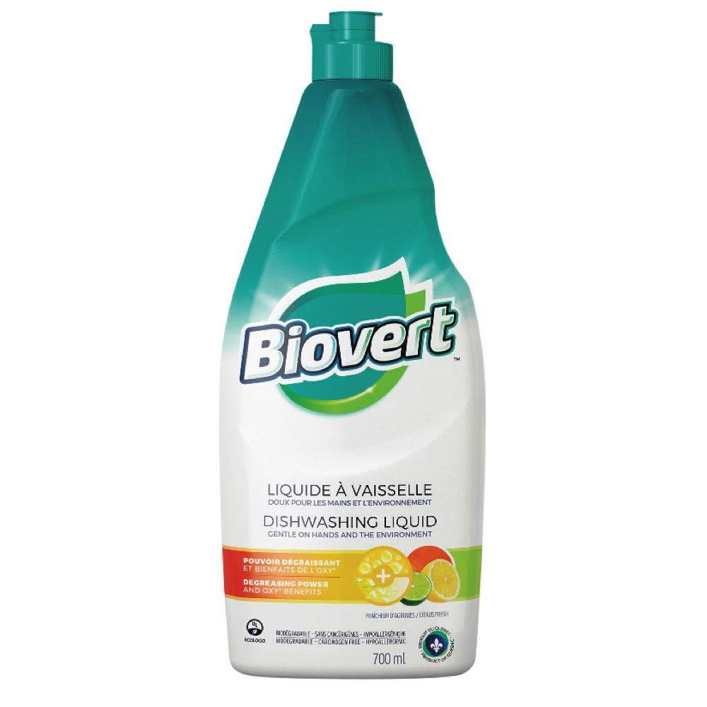 BIOVERT: Dishwashing Liquid Citrus Fresh, 23.7 fo