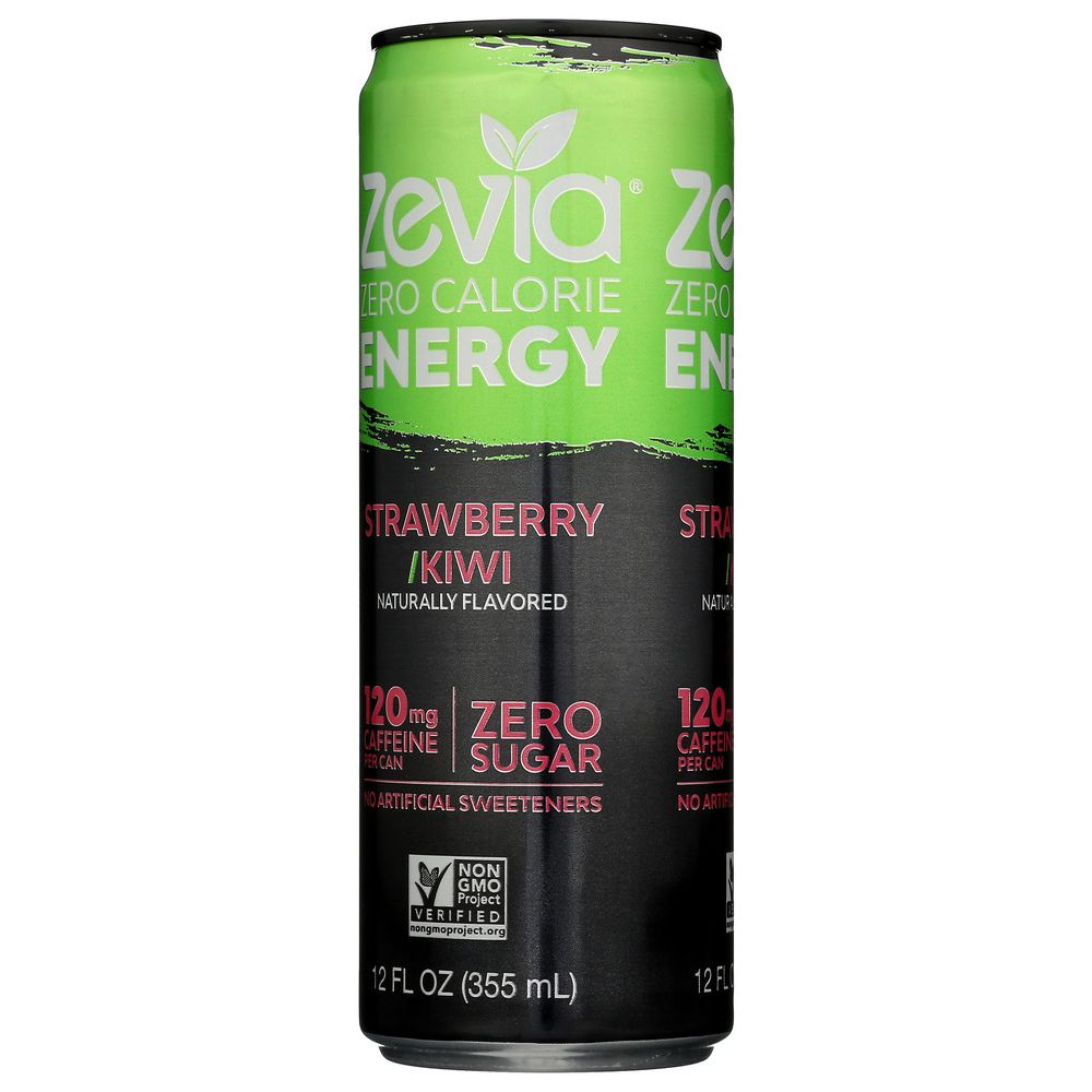 ZEVIA: Strawberry Kiwi Energy, 12 fo