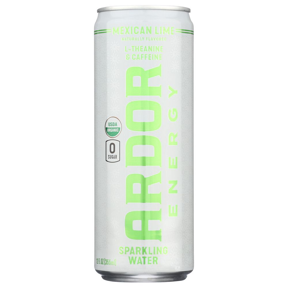 ARDOR ORGANIC: Mexican Lime Sparkling Water, 12 fo