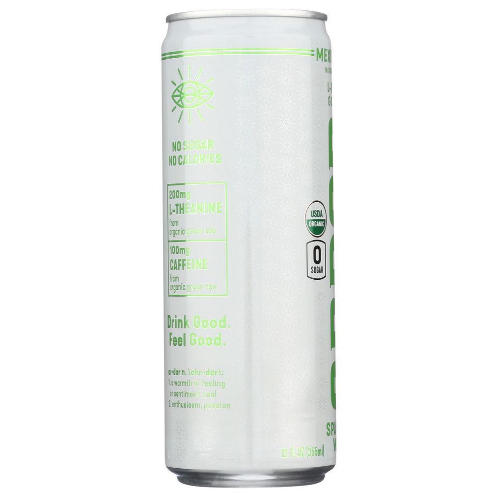 ARDOR ORGANIC: Mexican Lime Sparkling Water, 12 fo