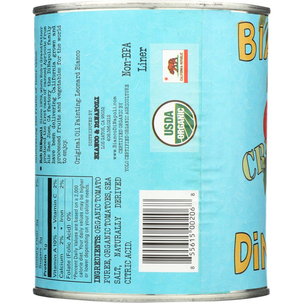 BIANCO DI NAPOLI: Tomatoes Crushd Puree Bsl, 28 oz