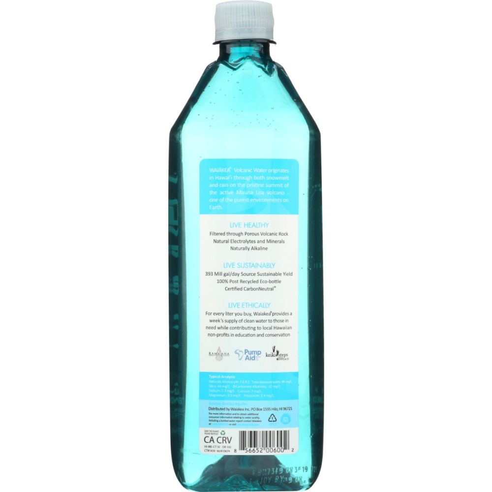 WAIAKEA HAWAIIAN: Water Hawaiian Volcanic, 1 lt