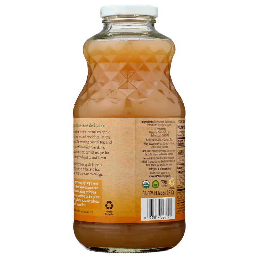 NORTH COAST: Organic Honeycrisp  Juice, 32 fo