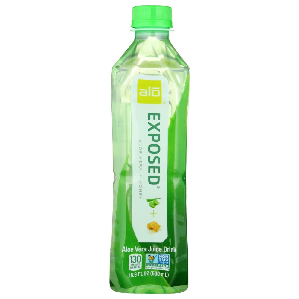 ALO: Exposed Aloe Vera Honey Juice Drink, 16.9 fo