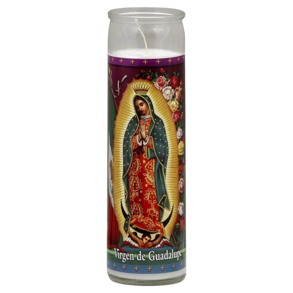 ST JUDE: Virgin De Guadalupe Candle, 1 ea