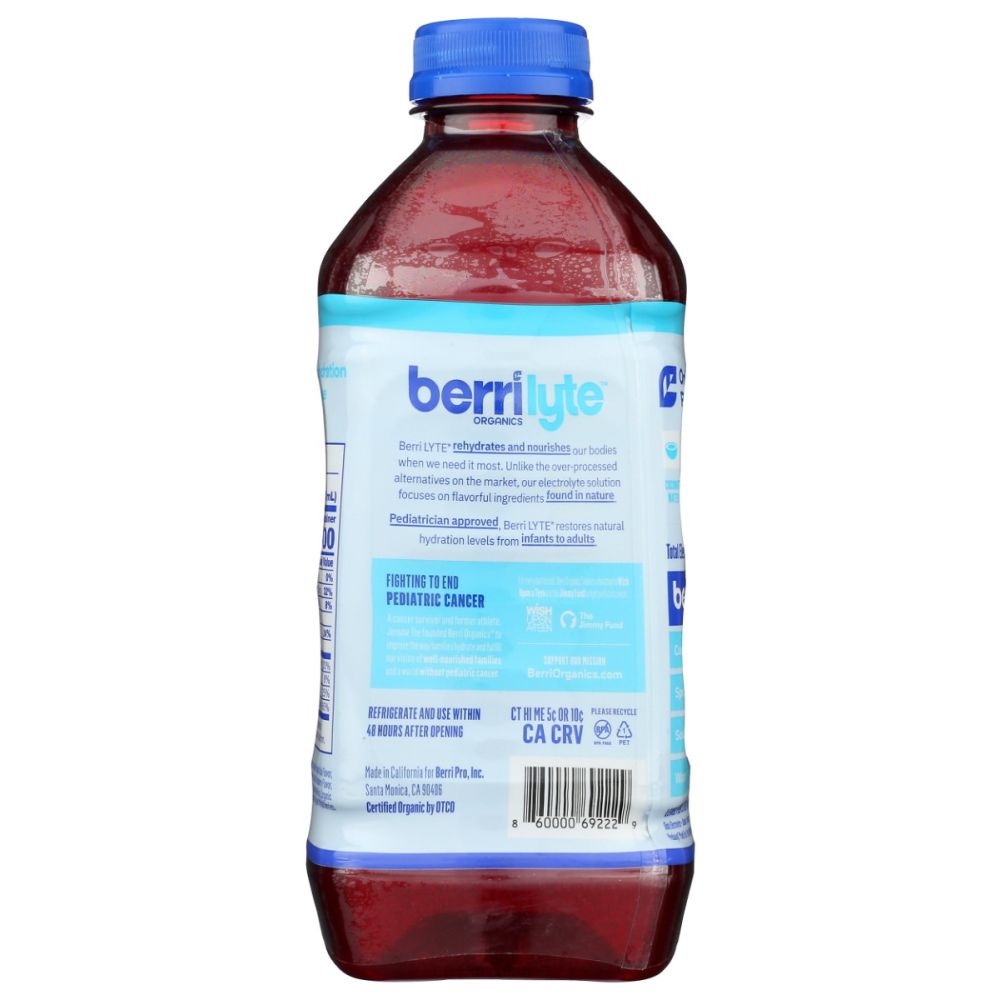 BERRI LYTE: Organic Acai Berry, 1 lt