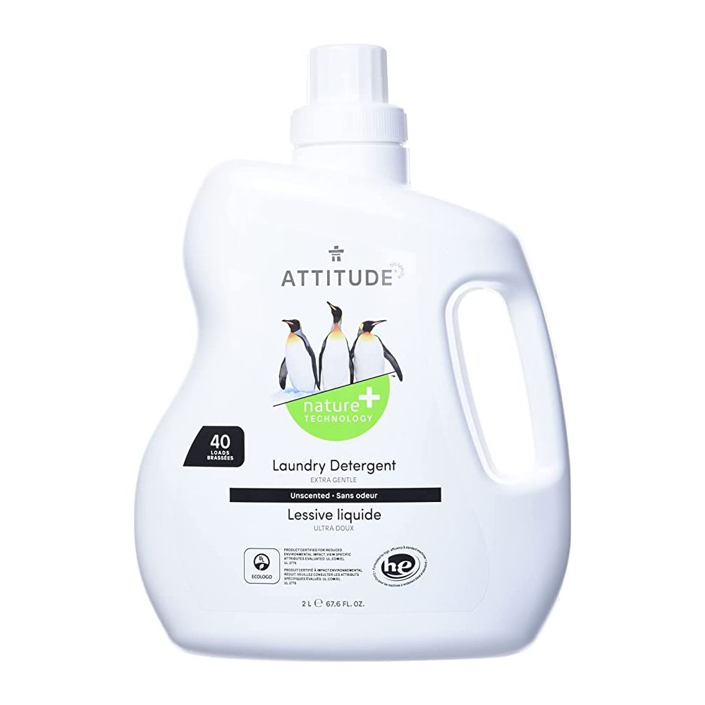 ATTITUDE: Unscented 40 Loads Laundry Detergent, 67.6 fo