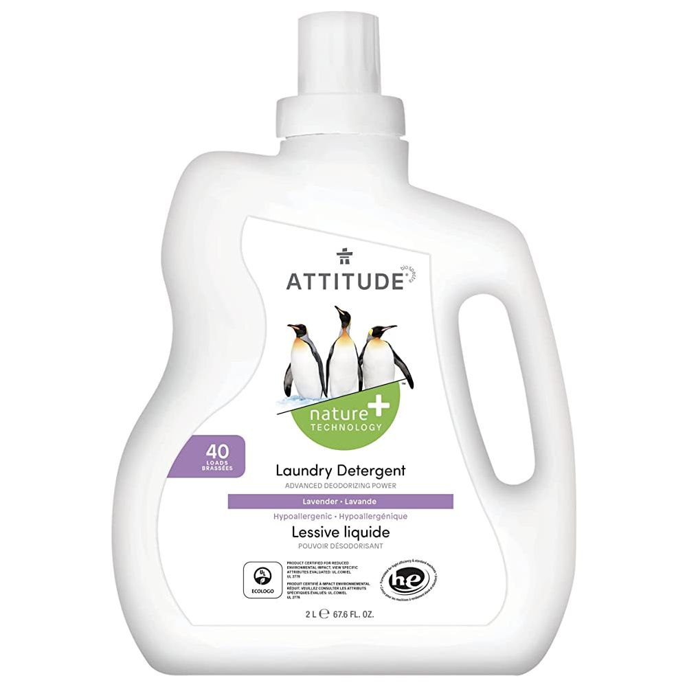 ATTITUDE: Lavender 40 Loads Laundry Detergent, 67.6 fo