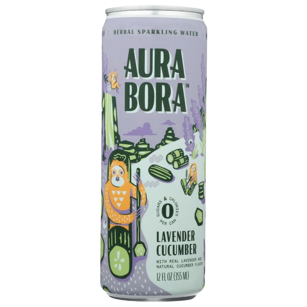 AURA BORA: Water Sprkl Lav Cucumber, 12 fo