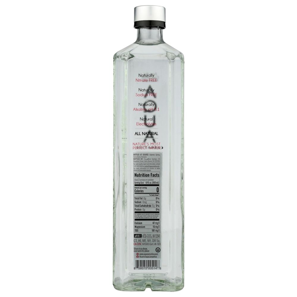 AQUA CARPATICA: Natural Spring Water, 25.24 fo