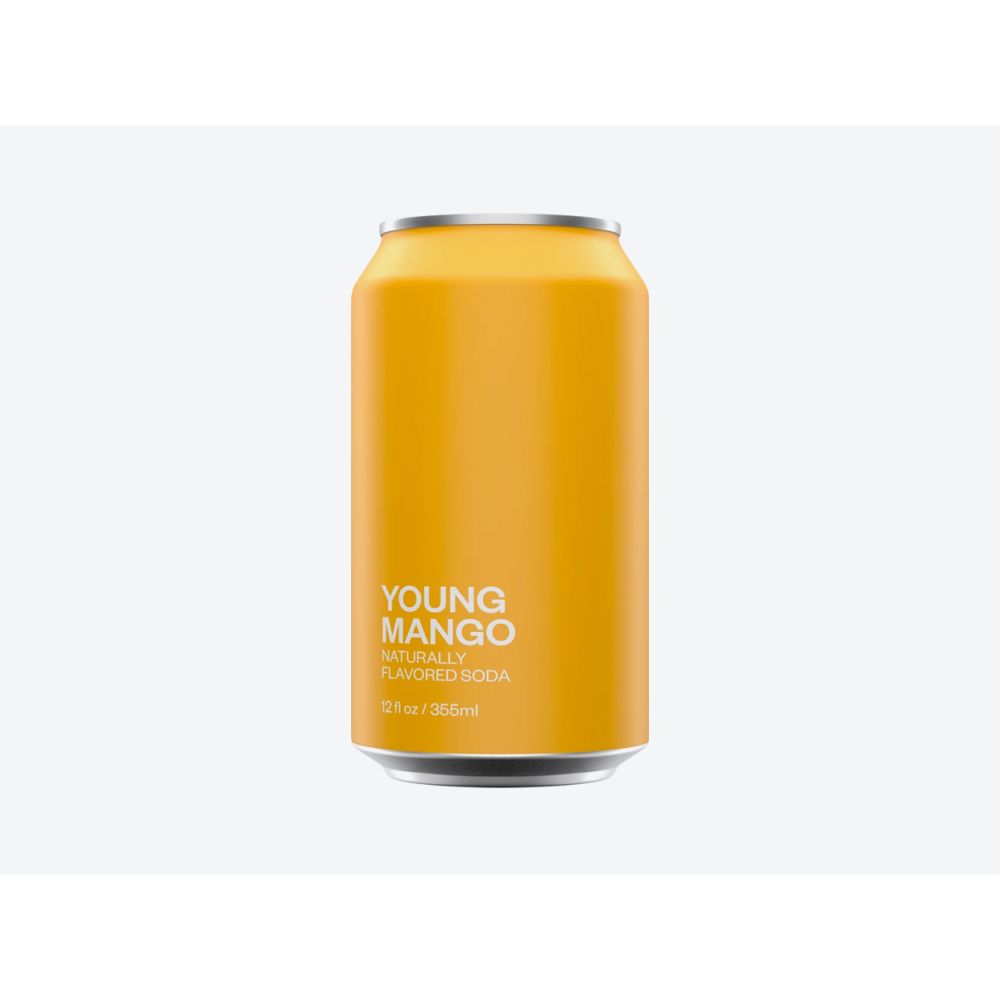 UNITED SODAS OF AMERICA: Young Mango Soda, 12 fo