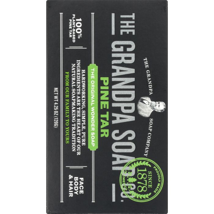 GRANDPA'S: Wonder Pine Tar Soap, 4.25 Oz