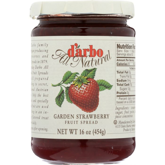 DARBO: Garden Strawberry Fruit Spread, 16 oz