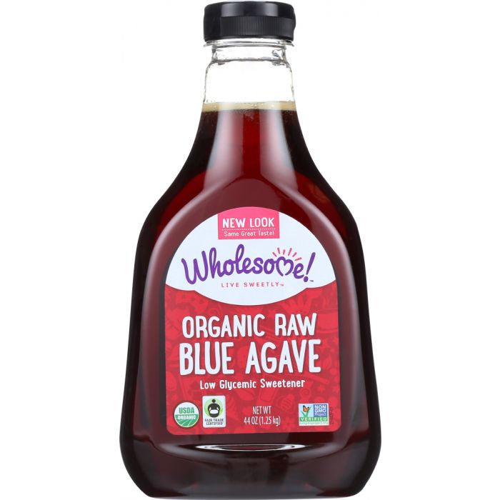 WHOLESOME SWEETENERS: Organic Raw Blue Agave, 44 oz