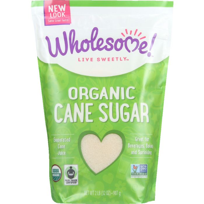 WHOLESOME SWEETENERS: Organic Cane Sugar, 32 oz