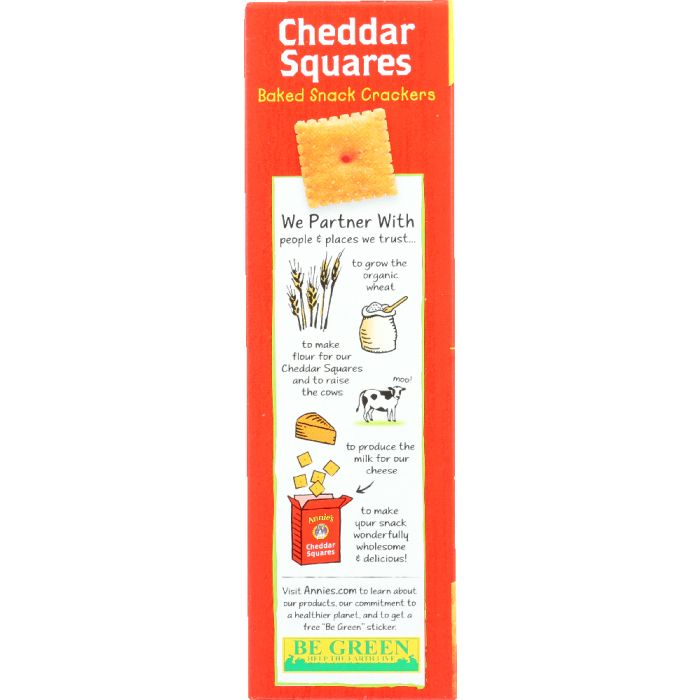 ANNIE'S HOMEGROWN: Cheddar Squares, 7.5 oz