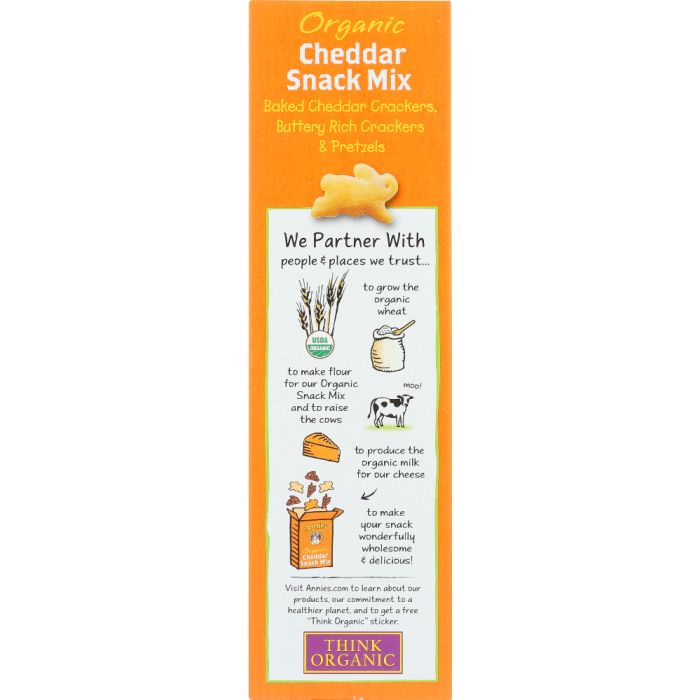 ANNIE'S HOMEGROWN: Organic Cheddar Snack Mix, 9 oz