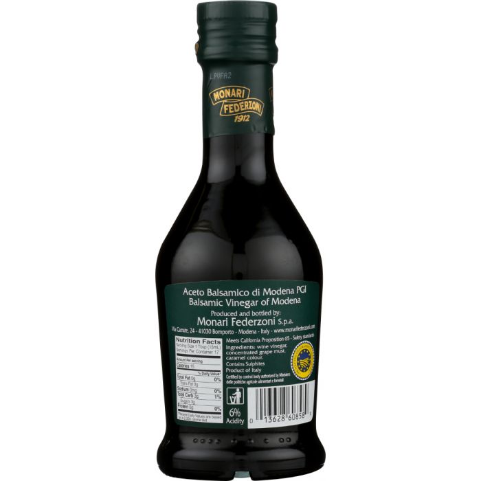 MONARI FEDERZONI: Balsamic Vinegar of Modena, 8.5 oz