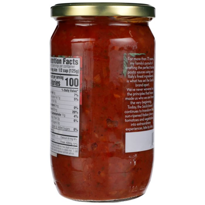 SACLA: Whole Cherry Tomatoes and Roasted Garlic Pasta Sauce, 24 oz