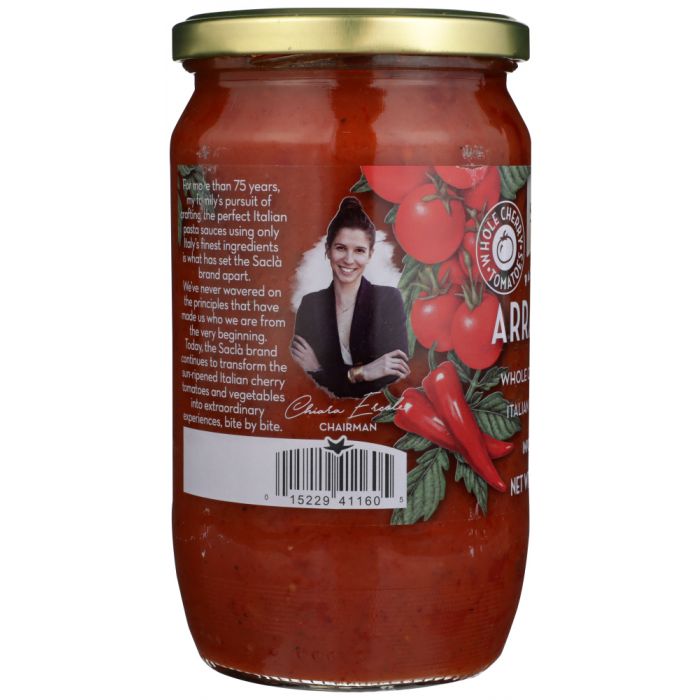 SACLA: Whole Cherry Tomatoes Arrabbiata Pasta Sauce, 24 oz