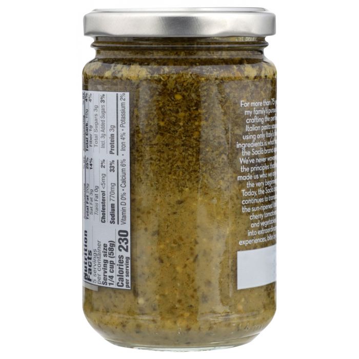 SACLA: Pesto Alla Genovese, 10.2 oz