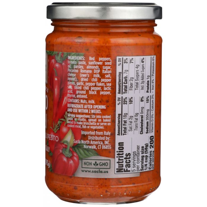 SACLA: Chili Pesto Sauce, 10.2 oz