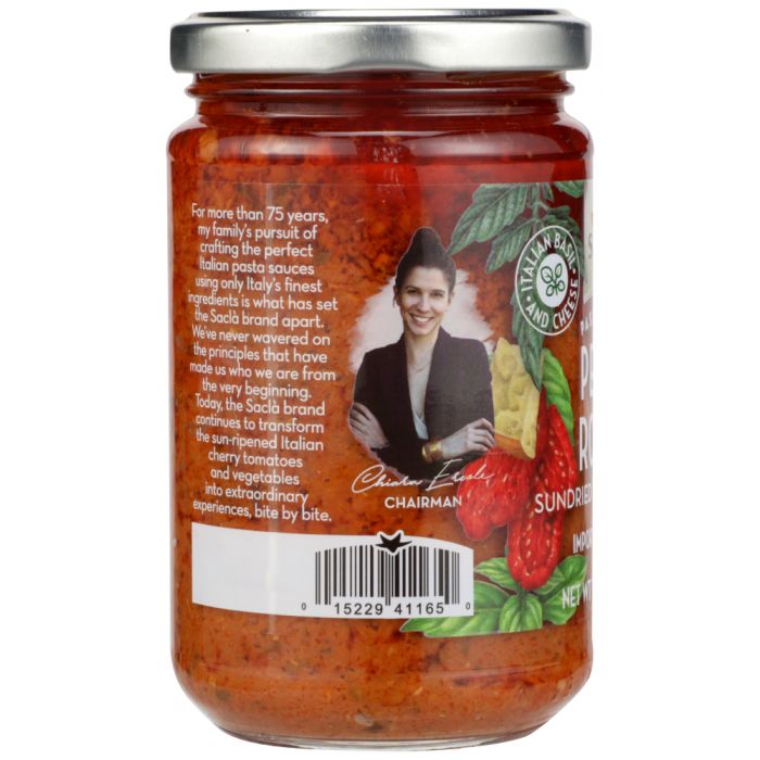 SACLA: Pesto Rosso Pasta Sauce, 10.2 oz