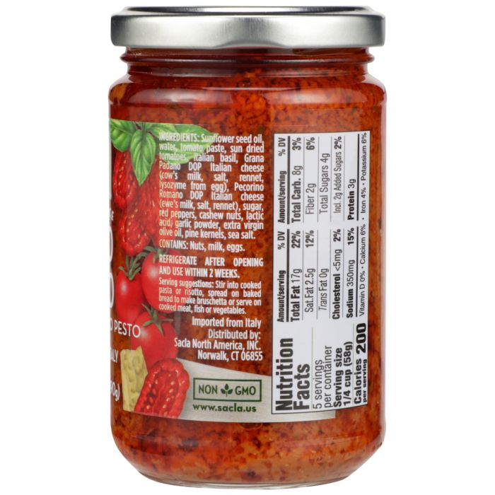 SACLA: Pesto Rosso Pasta Sauce, 10.2 oz