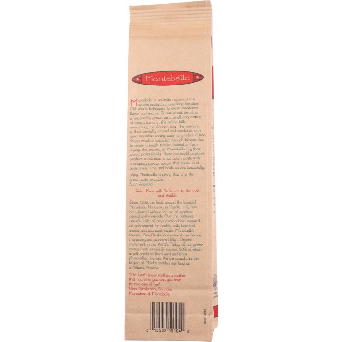 MONTEBELLO: Organic Capellini Pasta, 16 oz