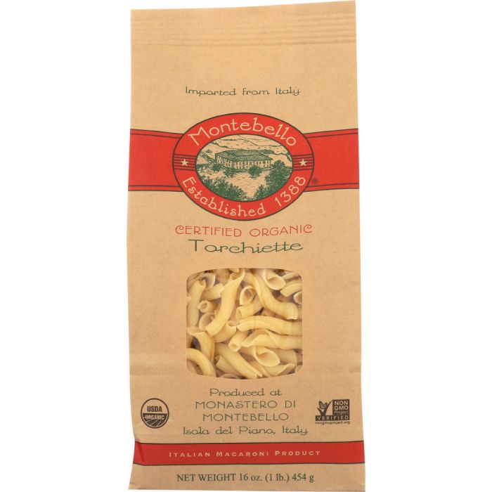 MONTEBELLO: Pasta Torchiette Organic, 16 oz