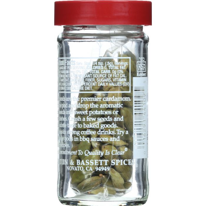 MORTON & BASSETT: Spices Cardamom, 0.9 oz