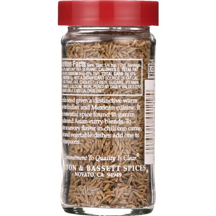 MORTON & BASSETT: Cumin Seed, 2 oz