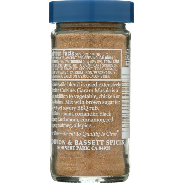 MORTON & BASSETT: Garam Masala, 1.9 oz