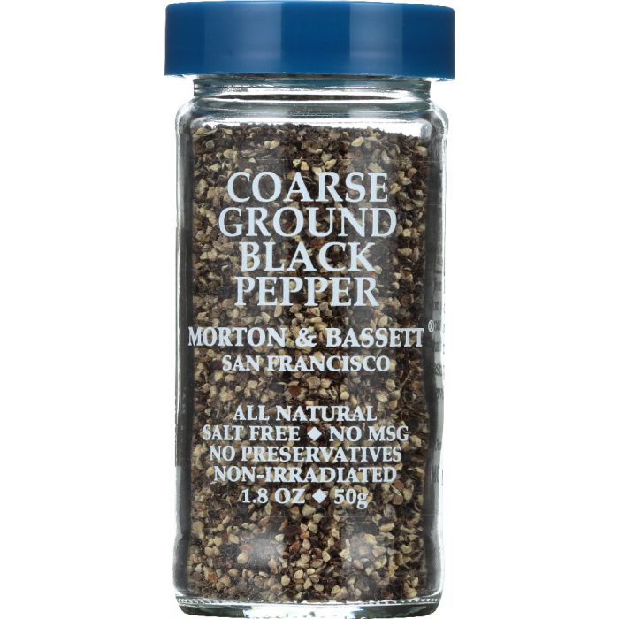 MORTON & BASSETT: Coarse Ground Black Pepper, 2.1 oz