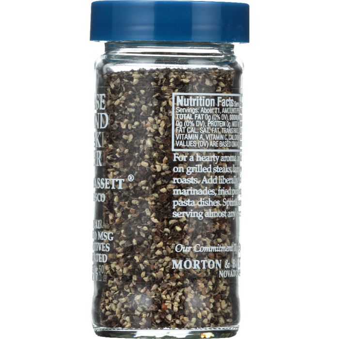 MORTON & BASSETT: Coarse Ground Black Pepper, 2.1 oz