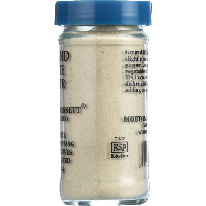 MORTON & BASSETT: Ground White Pepper, 2.3 oz