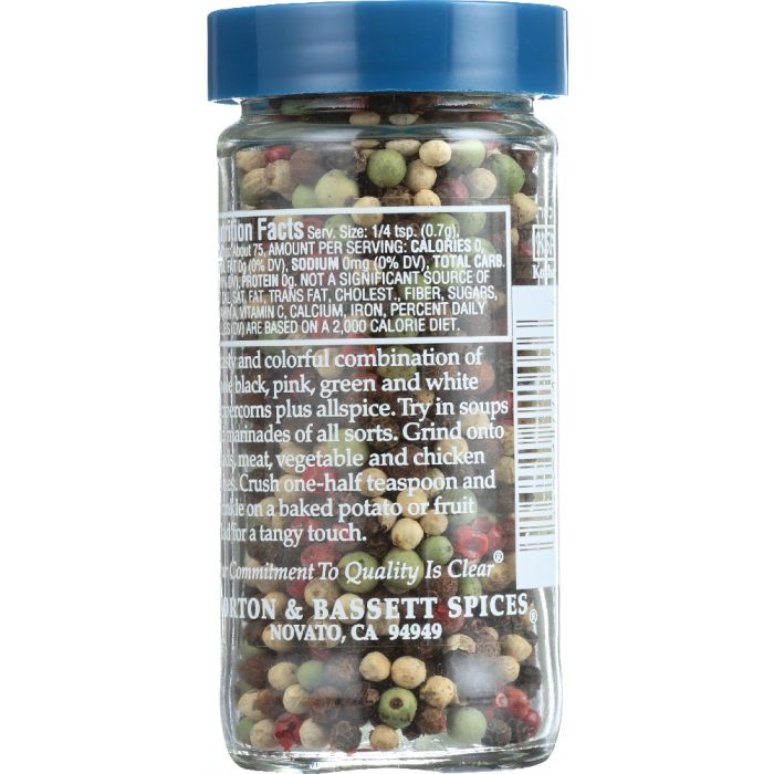 MORTON & BASSETT: Rainbow Peppercorns, 1.9 oz