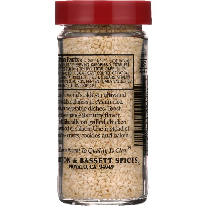 MORTON & BASSETT: Sesame Seed, 2.4 oz