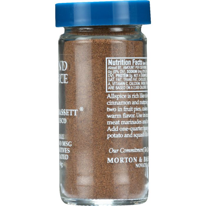 MORTON & BASSETT: Ground Allspice 2.3 oz