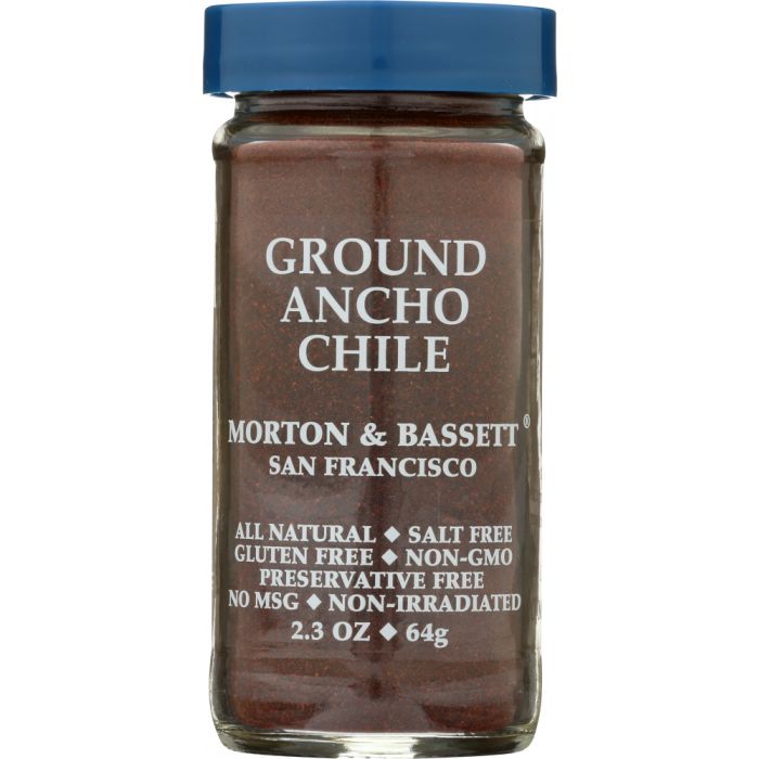 MORTON & BASSETT: Ground Ancho Chili Powder, 2.3 oz