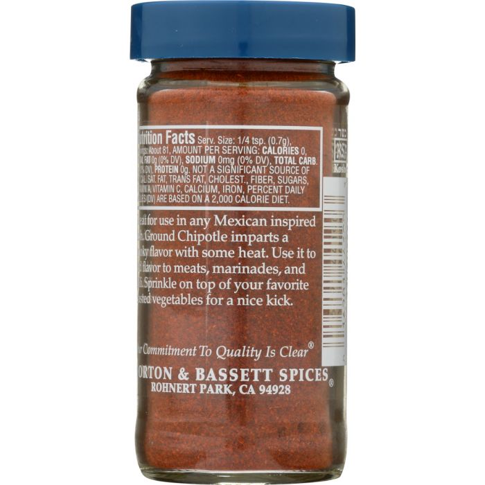 MORTON & BASSETT: Chipotle Chili Powder, 2 oz