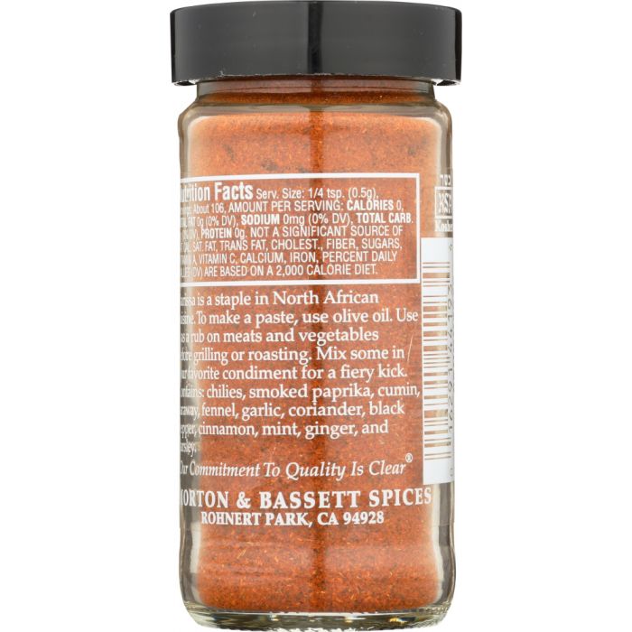 MORTON & BASSETT: Harissa, 1.9 oz