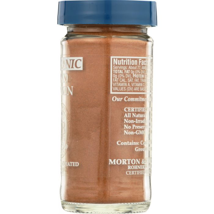 MORTON & BASSETT: Ground Cinnamon, 2.3 Oz