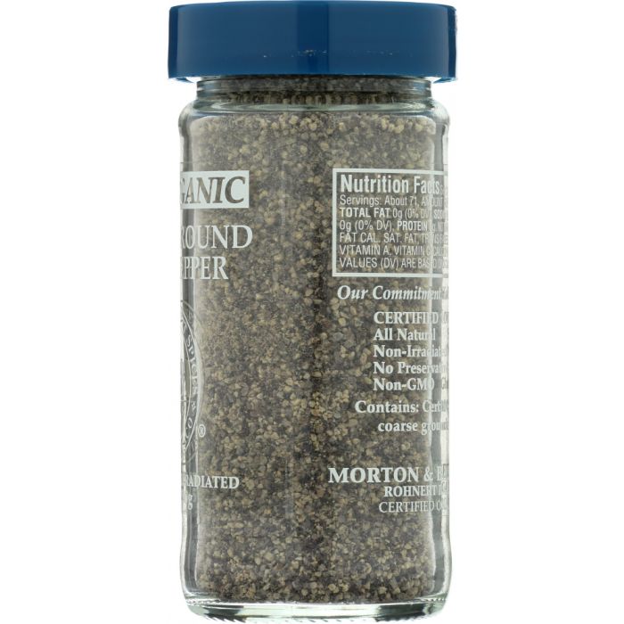 MORTON & BASSETT: Coarse Ground Black Pepper Organic, 1.8 oz