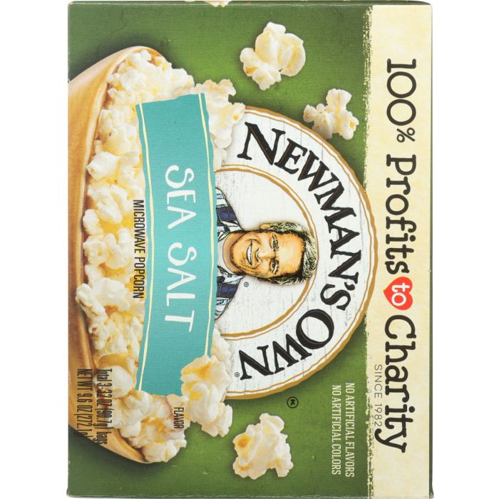 NEWMANS OWN: Popcorn Microwave Regular 10.5 oz