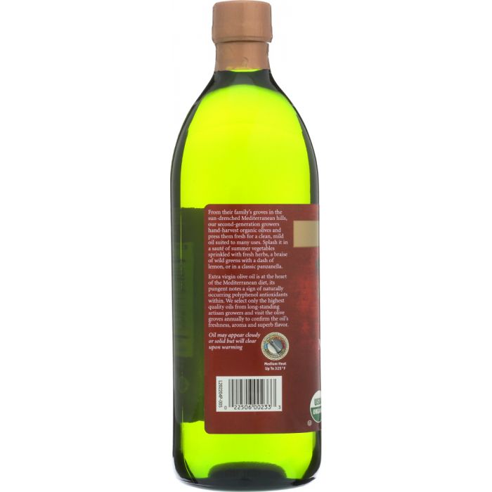 SPECTRUM NATURALS: Organic Extra Virgin Mediterranean Olive Oil, 33.8 oz