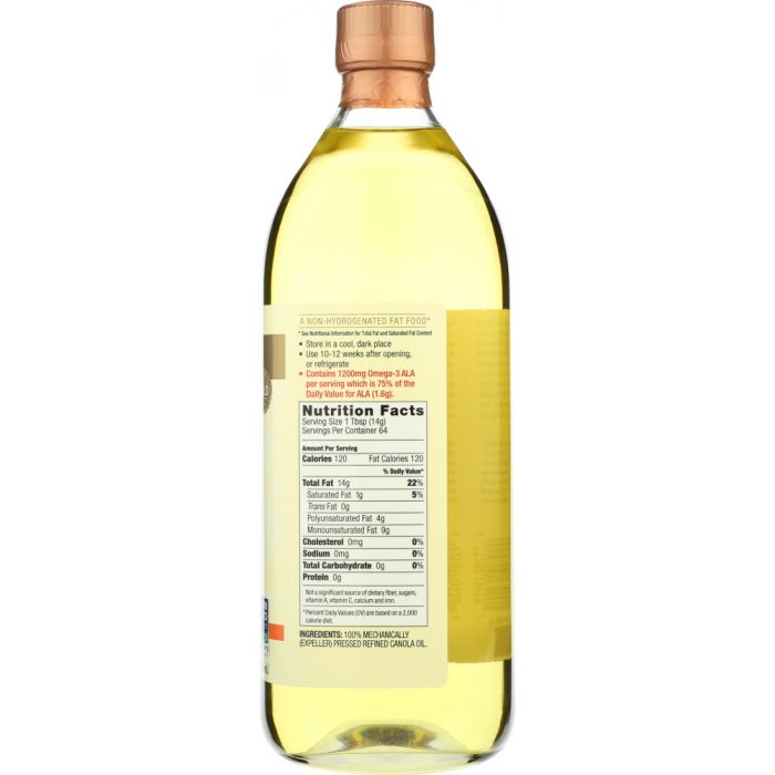 SPECTRUM NATURALS: Refined Canola Oil, 32 oz